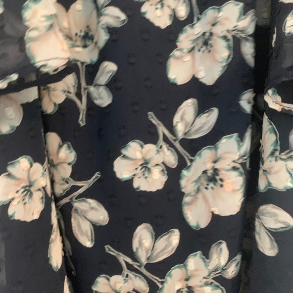 Vanessa Virginia Off The Shoulder Floral Top M - Picture 5 of 7